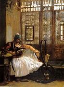 Arab or Arabic people and life. Orientalism oil paintings  463